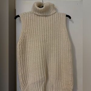 cream sweater vest